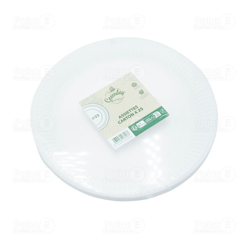 Assiettes rondes - Carton Assiettes rondes - Carton