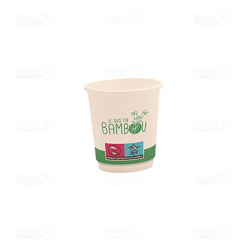 Gobelets double paroi - Bambou Gobelets double paroi - Bambou