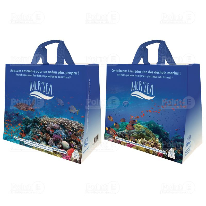 Sacs cabas issus de déchets marins Sacs cabas issus de déchets marins