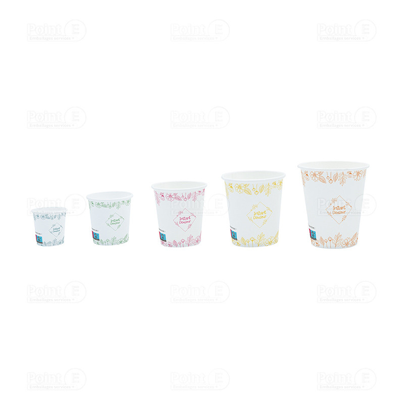 Gobelets simple paroi "Instant Douceur" Gobelets simple paroi "Instant Douceur"
