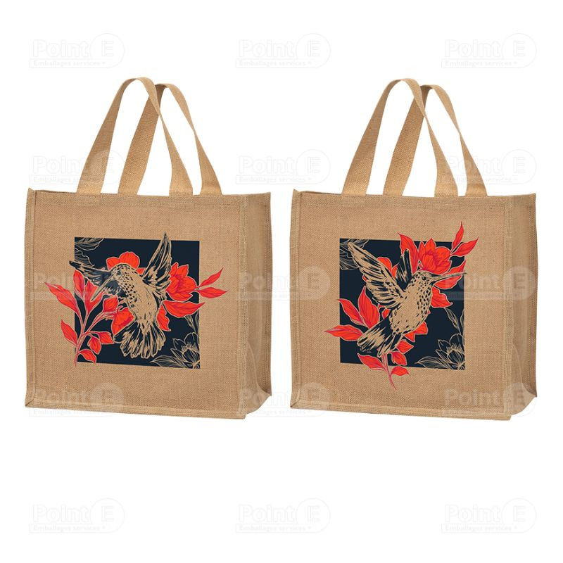 Cabas jute "Colibri" Cabas jute "Colibri"