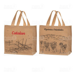 Cabas jute "Catalan"