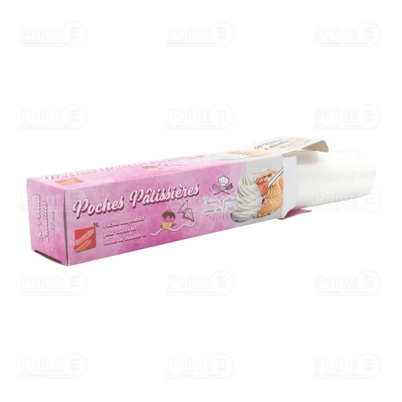 Poches pâtissières trapézoïdales en rouleau Poches pâtissières trapézoïdales en rouleau