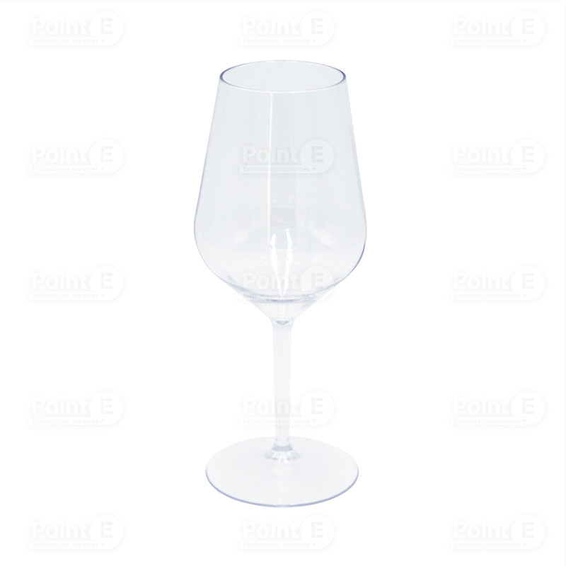 Verres à vin réemployables