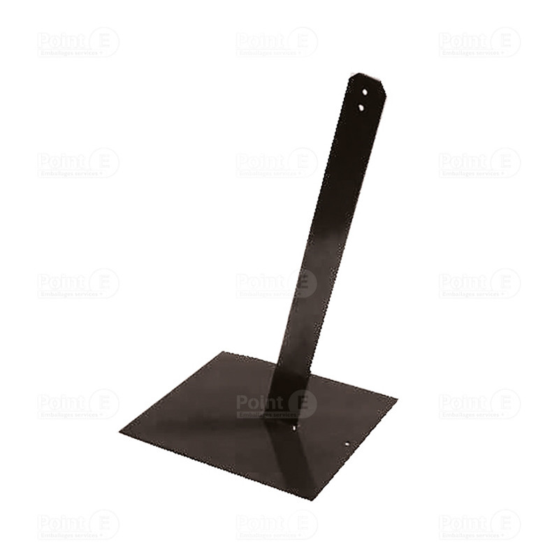 Pied plié pour fixation sur meuble Pied plié pour fixation sur meuble