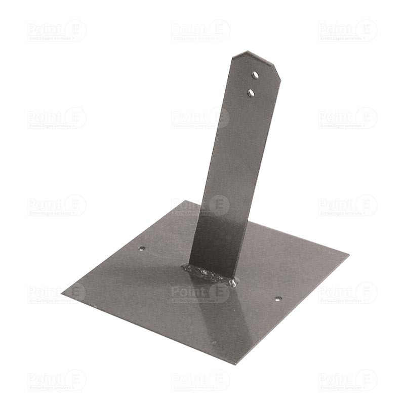 Pied plié pour fixation sur meuble Pied plié pour fixation sur meuble