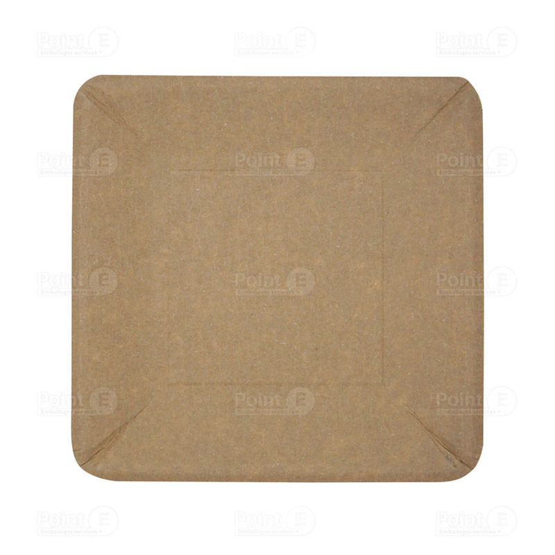 Assiettes carrées - Carton Assiettes carrées - Carton