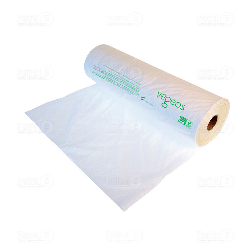 Sacs Bio sans bretelles en rouleaux à plat Sacs Bio sans bretelles en rouleaux à plat