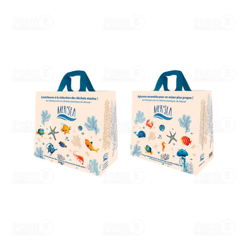 Sacs cabas issus de déchets marins Sacs cabas issus de déchets marins