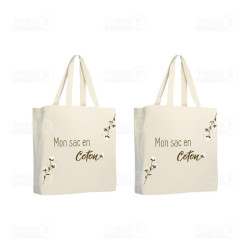 Cabas coton "Mon sac en coton"