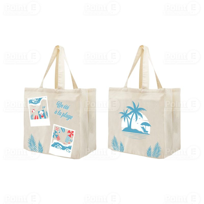 Cabas coton "Plage" Cabas coton "Plage"