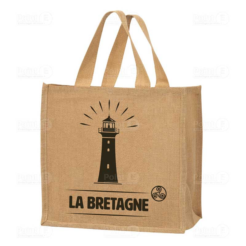 Cabas jute "Bretagne" Cabas jute "Bretagne"