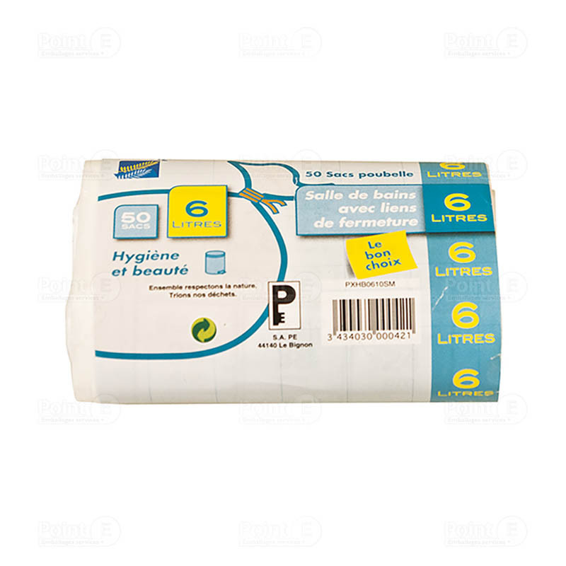 Sacs poubelle "Hygiène & Beauté" - Lien classique Sacs poubelle "Hygiène & Beauté" - Lien classique