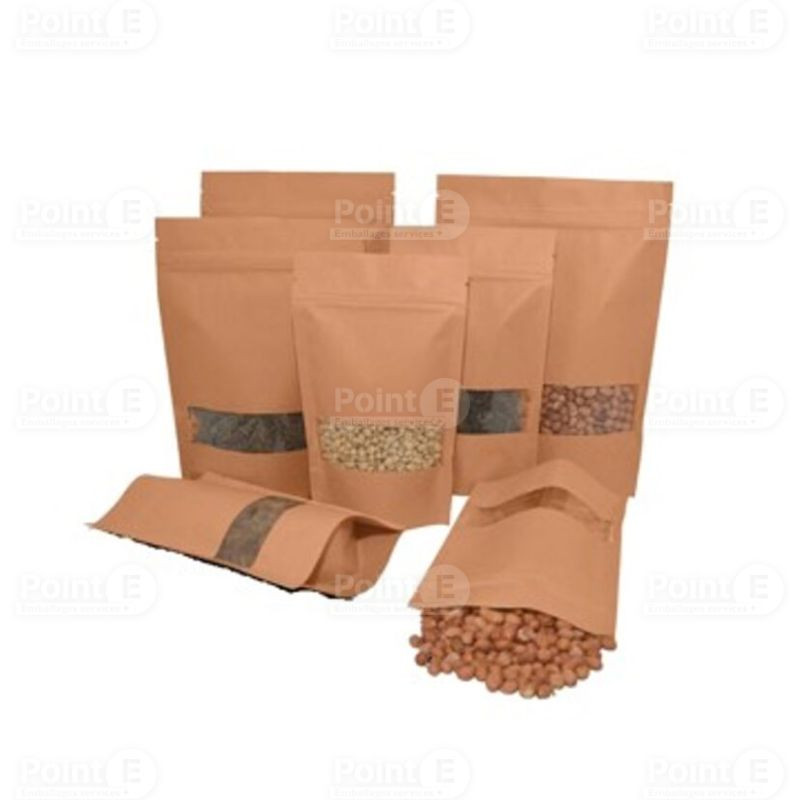 Sachets zip à fenêtre Sachets zip à fenêtre